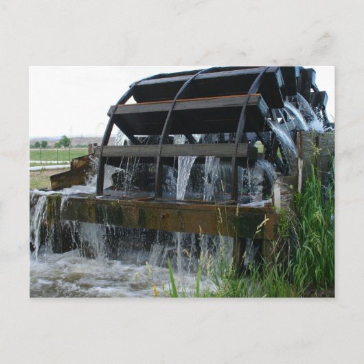 ウェストの水車 ポストカード (正面)