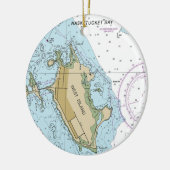 ウェストアイランドフェアヘブンMAチャート セラミックオーナメント (左)