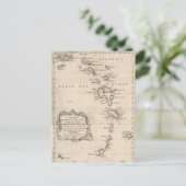 ウェストインディアンティークマップ ポストカード (スタンド正面)