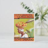 ウェストインディズロイド・サバウド・ヴィンテージ1931年ポスター ポストカード (スタンド正面)