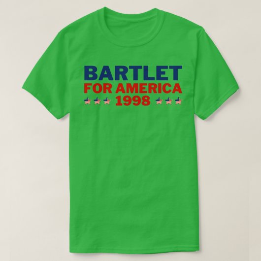 ウェストウィングバートレットfor America 1998 6 Tシャツ (デザイン正面)