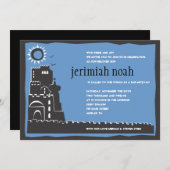 ウェストウォール・イスラエル　バー・バットミツバ・招待状 招待状 (正面/裏面)