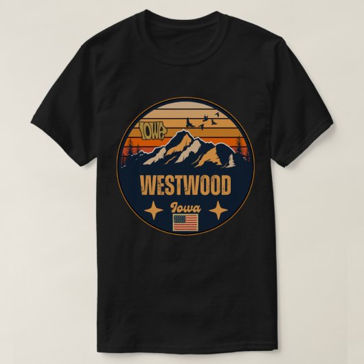 ウェストウッド, アイオワ州 Tシャツ (デザイン正面)
