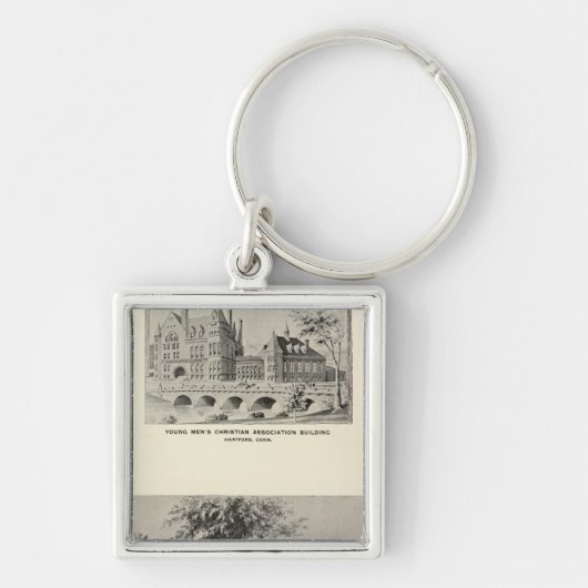 ウェストウッド、YMCA、ハートフォード キーホルダー (正面)