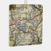 ウェストウッドCAヴィンテージマップ セラミックオーナメント (右)
