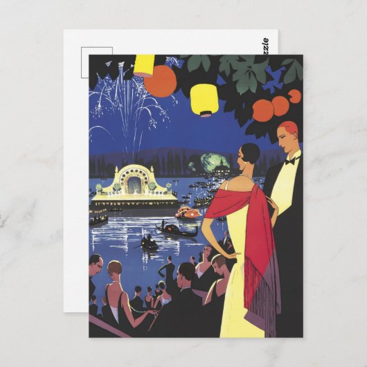 ウェストエッグギャツビーパーティー ポストカード (正面/裏面)