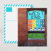 ウェストエンドの市壁アート ポストカード (正面/裏面)