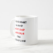 ウェストエンドミュージカルファン、avid コーヒーマグカップ (正面左)