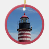 ウェストクドディヘッドルベックメインライトハウス セラミックオーナメント (正面)