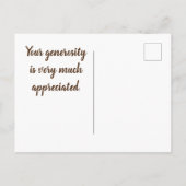 ウェストコーストの青い空とビーチへの感謝 ポストカード (裏面)