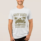 ウェストコーストビベス – カリフォルニアサンセットエスケープ トライブレンドＴシャツ (正面)