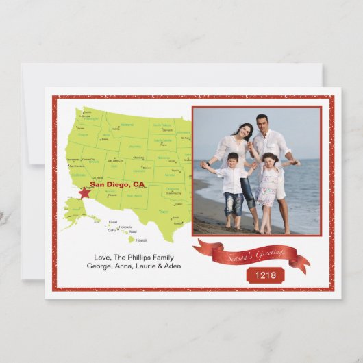 ウェストコーストホリデイフォトマップ シーズンカード (正面)