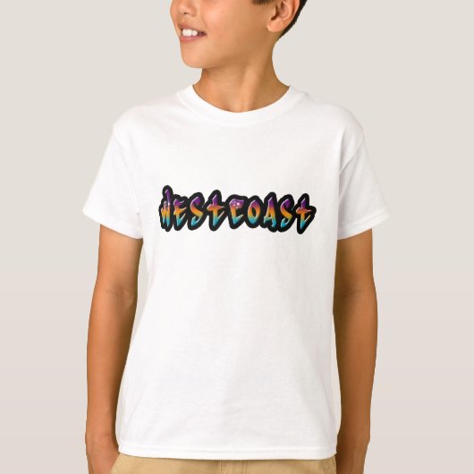 ウェストコースト・グラフィティ Tシャツ (正面)