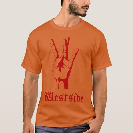 ウェストサイドの赤ちゃん男の子 Tシャツ (正面)