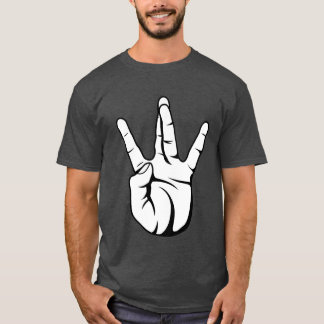 ウェストサイド・ハンドサイン ヒップホップ レトロ Tシャツ