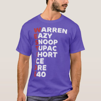 ウェストサイド ヒップホップ ラップ ミュージック レジェンド ガール ファミリー ボーイ Tシャツ