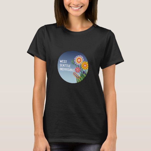 ウェストシアトル・インディビジブル・フラワーのTシャツ Tシャツ (正面)