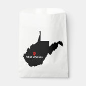 ウェストシンプルエレガントバージニアの州結婚ー フェイバーバッグ (正面)