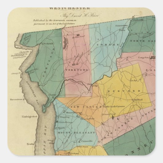 ウェストチェスターカウンティ スクエアシール (正面)