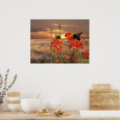 ウェストテキサス州サンセット ポスター (キッチン)