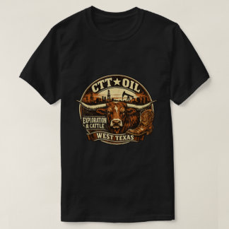 ウェストテキサス 油田 遺産 Tシャツ