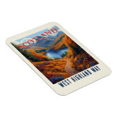 ウェストハイランドウェイスコットランドヴィンテージハイキングトラベル マグネット (右側)