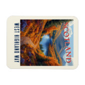 ウェストハイランドウェイスコットランドヴィンテージハイキングトラベル マグネット (横)