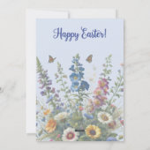 ウェストハイランドテリアとバニー・イースターカード シーズンカード (裏面)