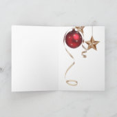 ウェストハイランドテリアサンタポーズカード シーズンカード (内部)