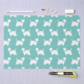 ウェストハイランドテリアドッグワンピーウェスティ 薄葉紙 (クラフト)