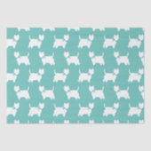 ウェストハイランドテリアドッグワンピーウェスティ 薄葉紙 (正面)