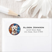 ウェストハイランドテリア差出人住所ラベル ラベル (インサイチュ)