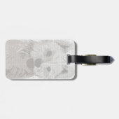 ウェストハイランドテリア平野 ラゲッジタグ (裏面横)