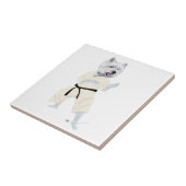 ウェストハイランドテリア空手！ タイル (側面)