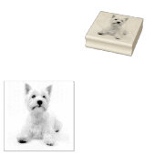 ウェストハイランドテリア ラバースタンプ (押印)