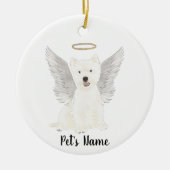 ウェストハイランドテリア 追悼記念 セラミックオーナメント (正面)