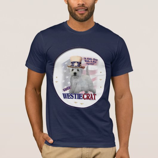ウェストハイランドホワイトテリアの贈り物 Tシャツ (正面)