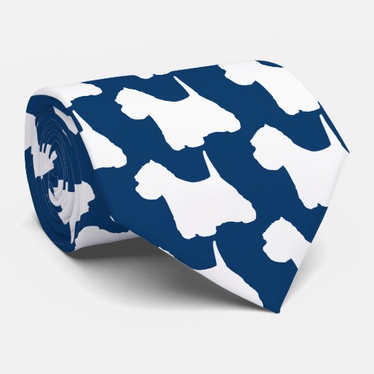 ウェストハイランドホワイトテリアウェスト・ハイランド・ホワイトテリア ネクタイ (ロール)