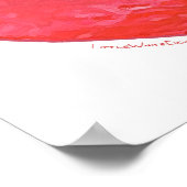 ウェストハイランドホワイトテリアバレンタイン ポスター (角)