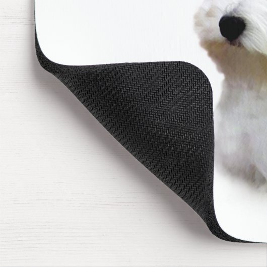 ウェストハイランドホワイトテリアヒストリデザイン マウスパッド (コーナー)