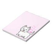 ウェストハイランドホワイトテリアラブ ノートパッド (回転)