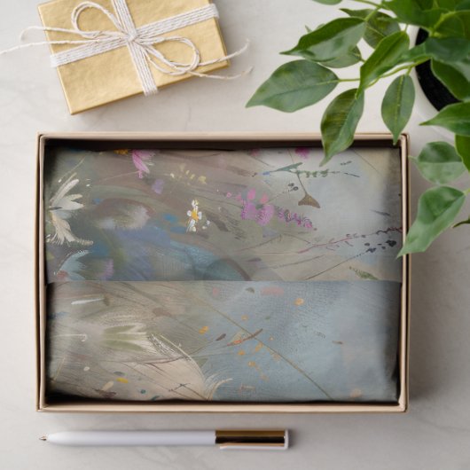 ウェストハイランドホワイトテリア山花のデコページ 薄葉紙 (ギフト)