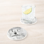 ウェストハイランドホワイトテリア コースター (側面)