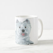 ウェストハイランドホワイトテリア コーヒーマグカップ (正面右)