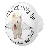 ウェストハイランドホワイトテリア セラミックノブ (右)