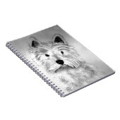 ウェストハイランドホワイトテリア ノートブック (右側)