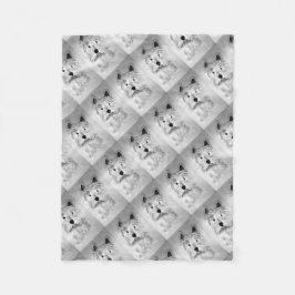 ウェストハイランドホワイトテリア フリースブランケット