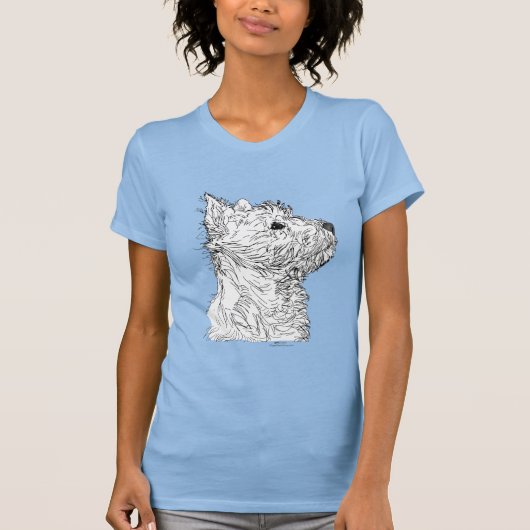 ウェストハイランドホワイトテリア Tシャツ (正面)