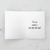 ウェストハイランド・テリアはハイテク誕生日を言う カード (内部)