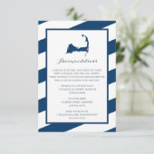 ウェストハーウィッチケープコッドネイビーブルー |宿泊施設 エンクロージャーカード (スタンド正面)